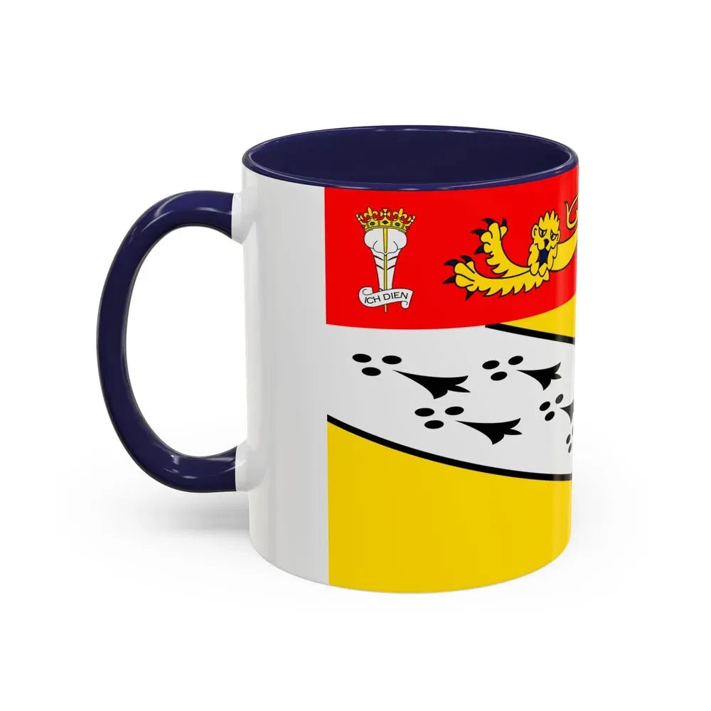 Flag of Norfolk UK - Accent Coffee Mug - Go Mug Yourself