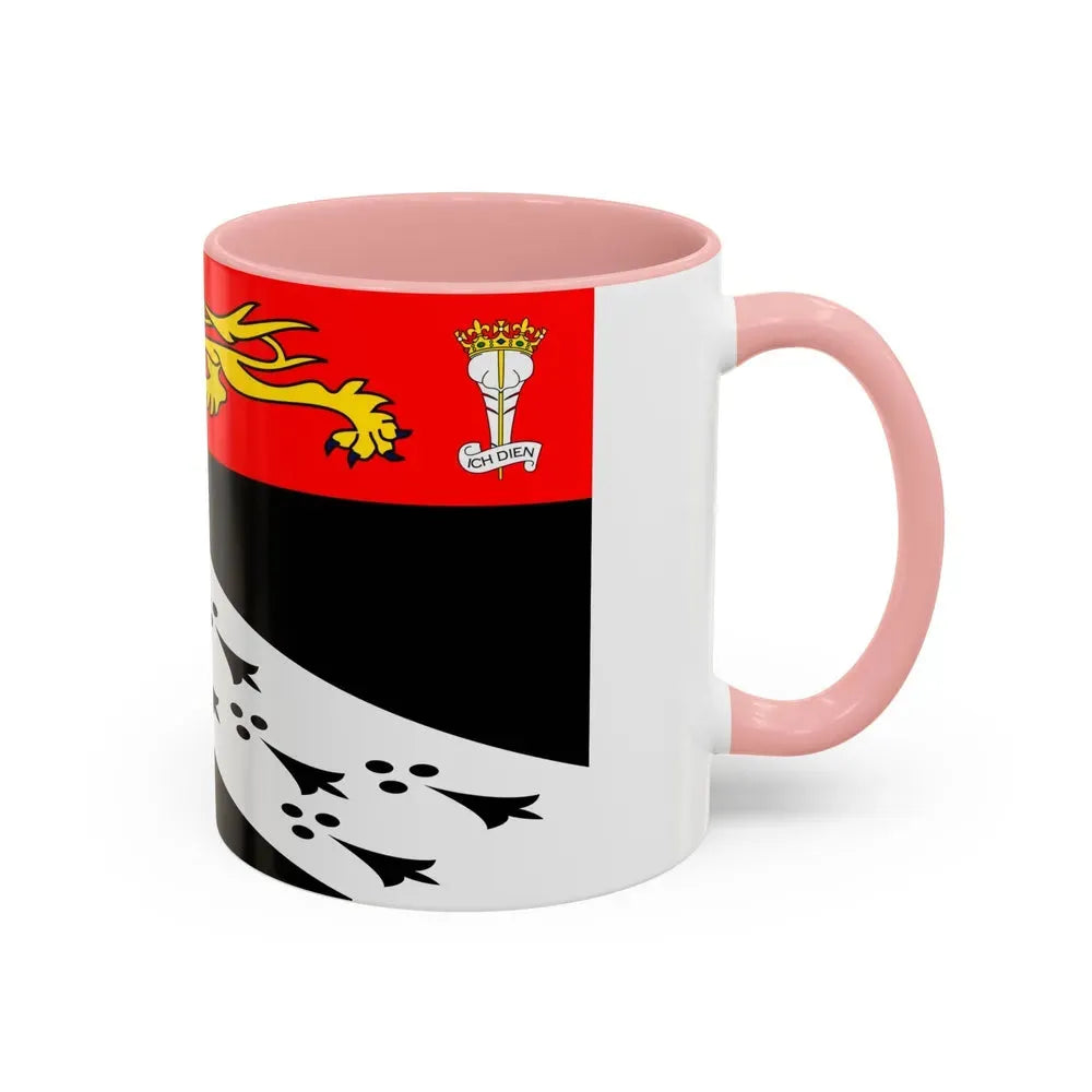 Flag of Norfolk UK - Accent Coffee Mug - Go Mug Yourself