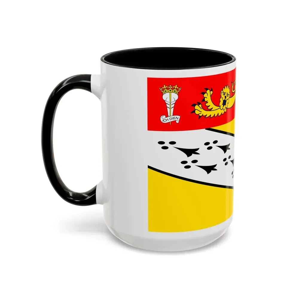 Flag of Norfolk UK - Accent Coffee Mug - Go Mug Yourself
