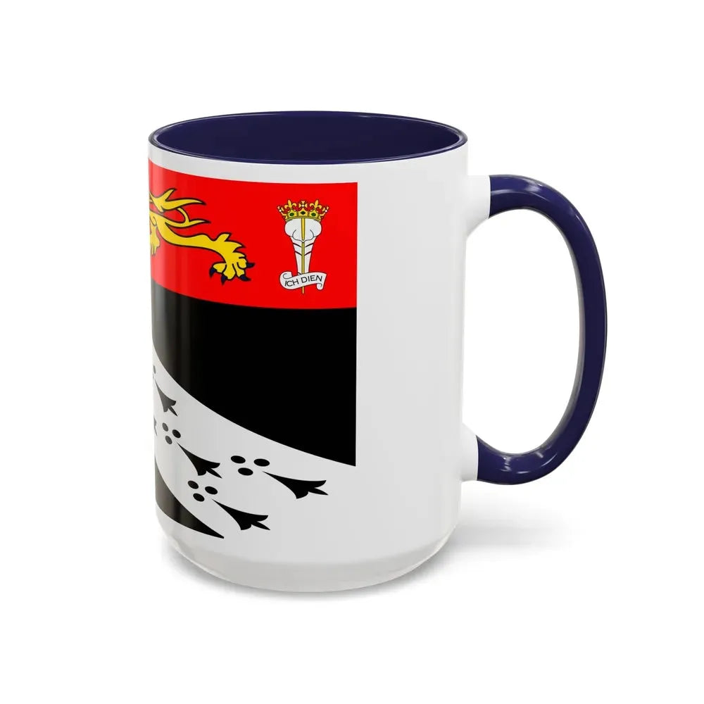 Flag of Norfolk UK - Accent Coffee Mug - Go Mug Yourself