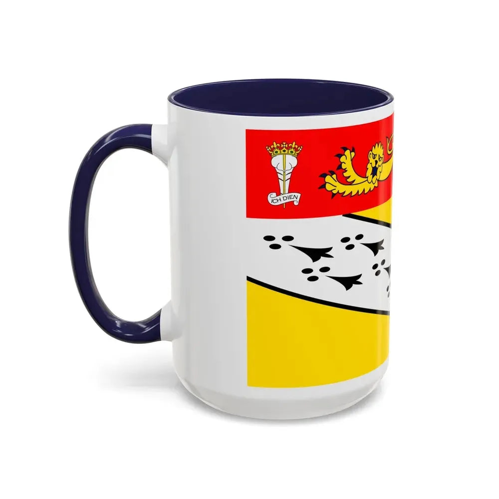 Flag of Norfolk UK - Accent Coffee Mug - Go Mug Yourself
