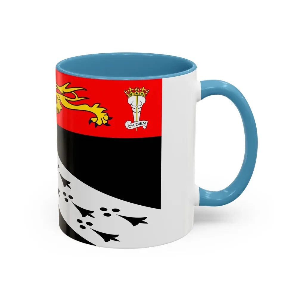 Flag of Norfolk UK - Accent Coffee Mug - Go Mug Yourself