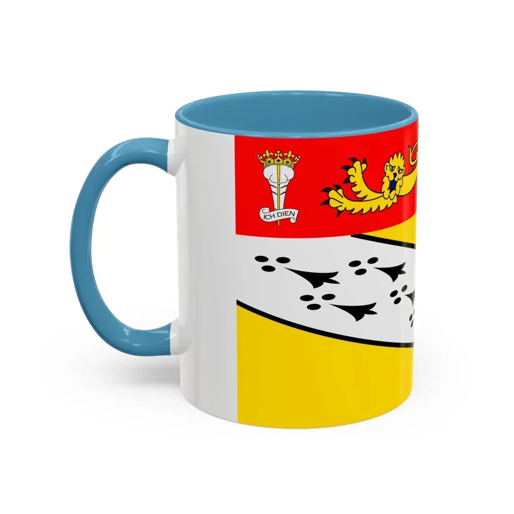 Flag of Norfolk UK - Accent Coffee Mug - Go Mug Yourself