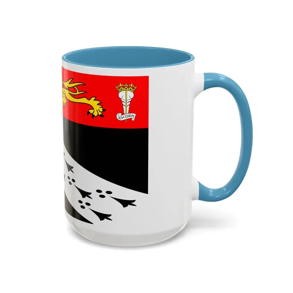Flag of Norfolk UK - Accent Coffee Mug - Go Mug Yourself