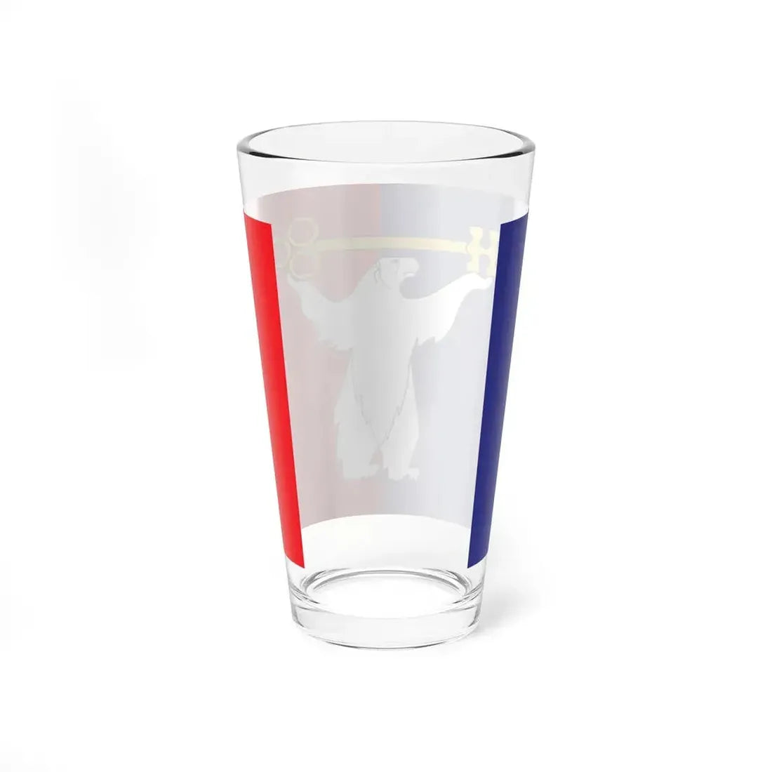 Flag of Norilsk Krasnoyarsk Krai Russia - Pint Glass 16oz - Go Mug Yourself
