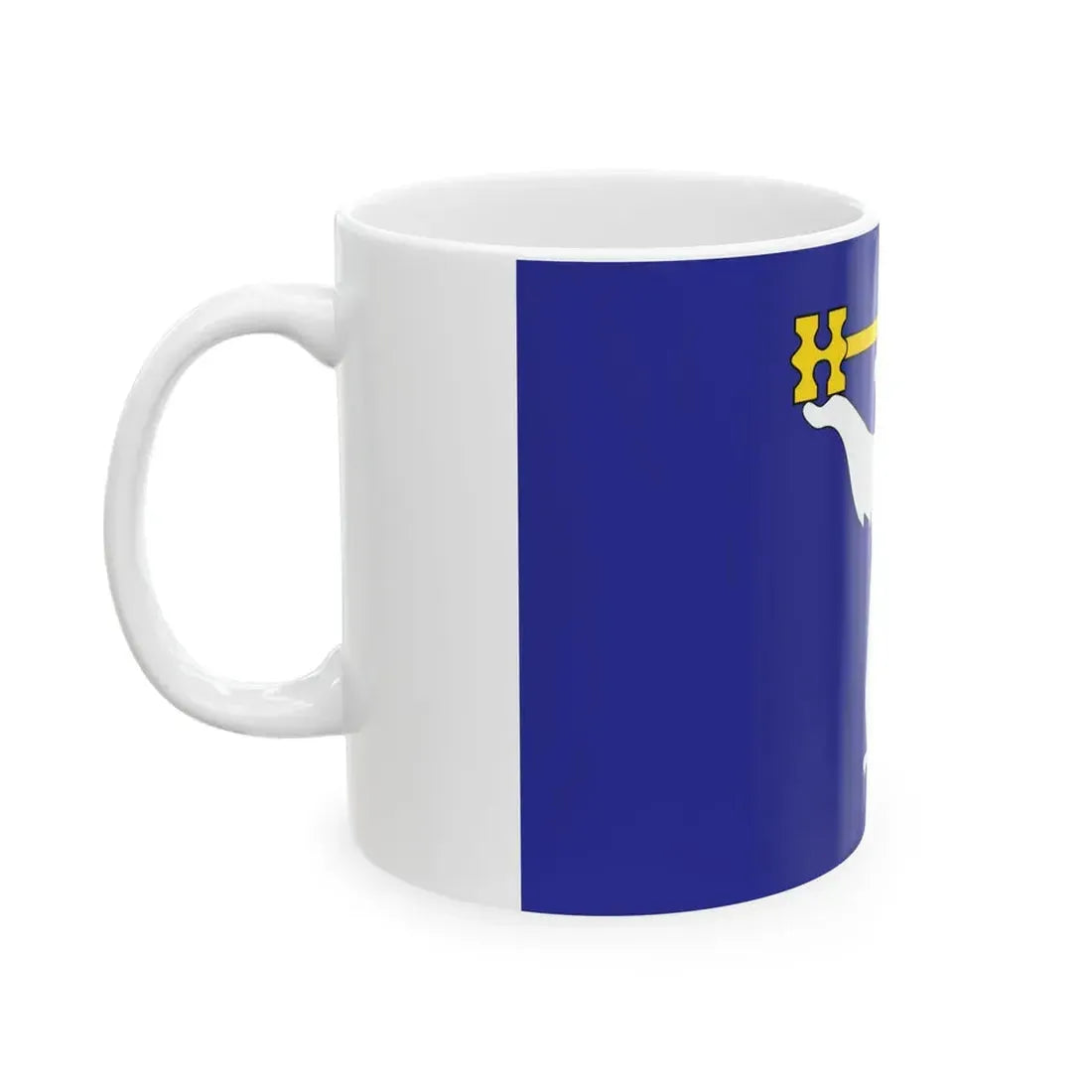 Flag of Norilsk Krasnoyarsk Krai Russia - White Coffee Mug - Go Mug Yourself