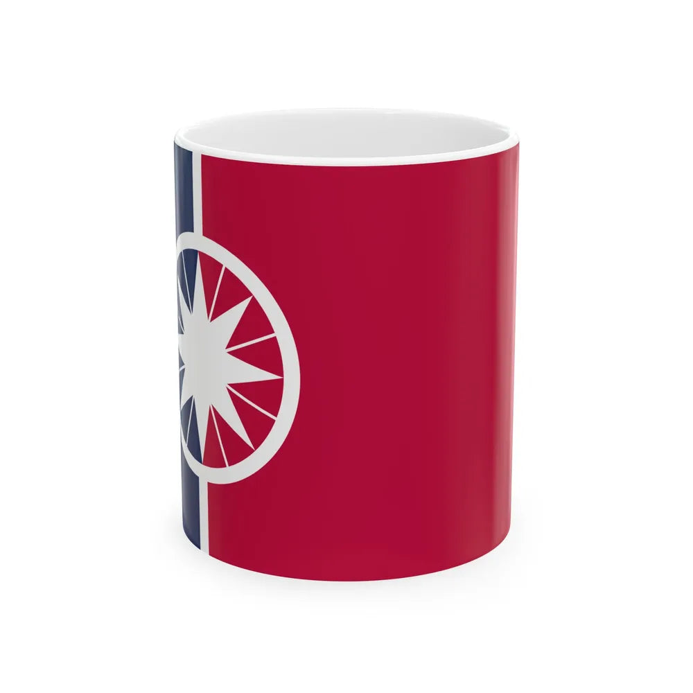 Flag of Norman Oklahoma (United States) White Coffee Mug 11oz - Go Mug Yourself