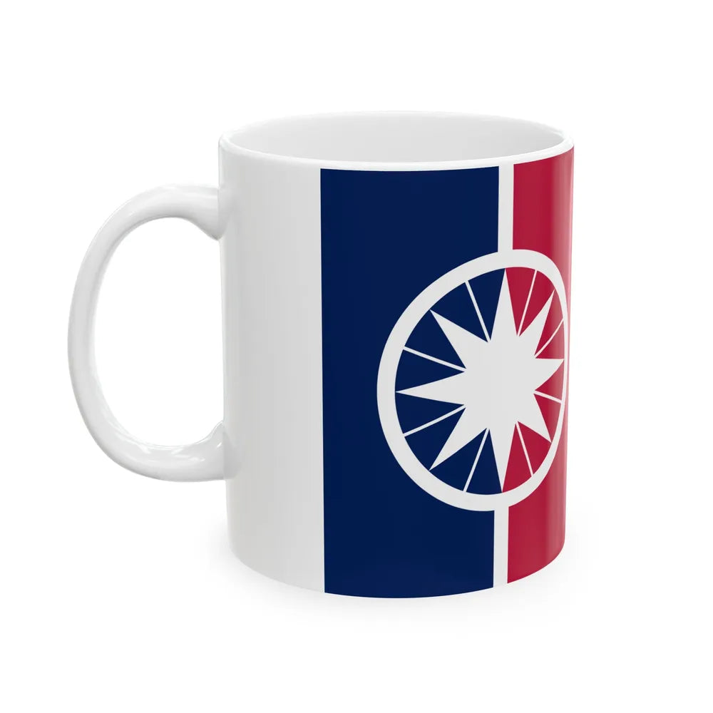 Flag of Norman Oklahoma (United States) White Coffee Mug - Go Mug Yourself