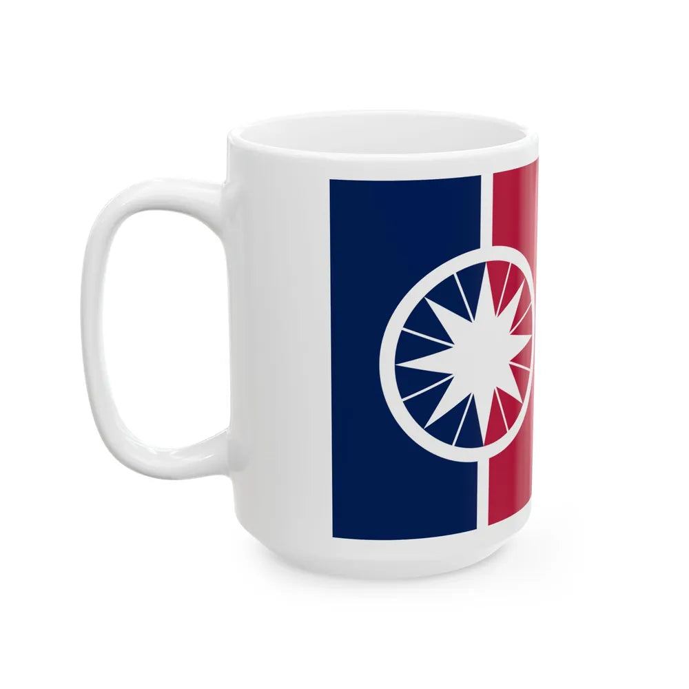 Flag of Norman Oklahoma (United States) White Coffee Mug - Go Mug Yourself