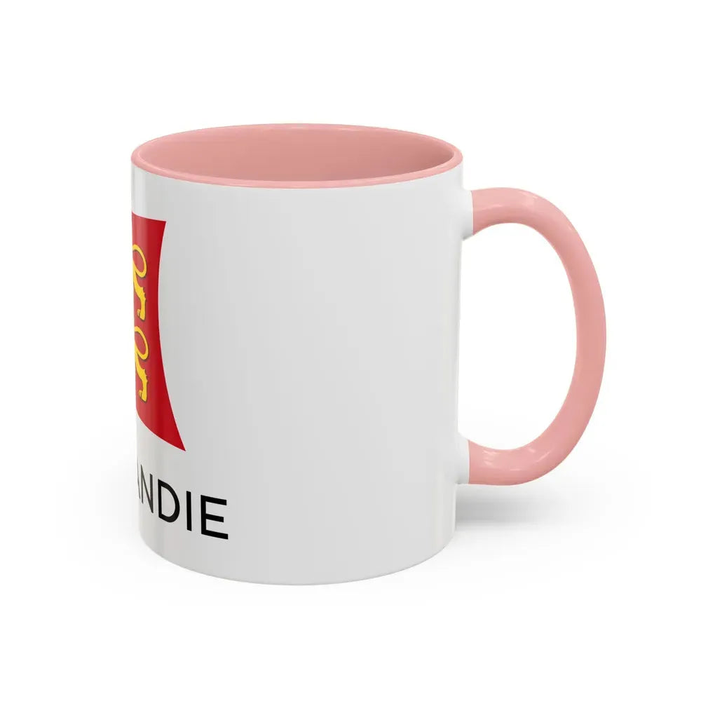 Flag of Normandy France - Accent Coffee Mug - Go Mug Yourself