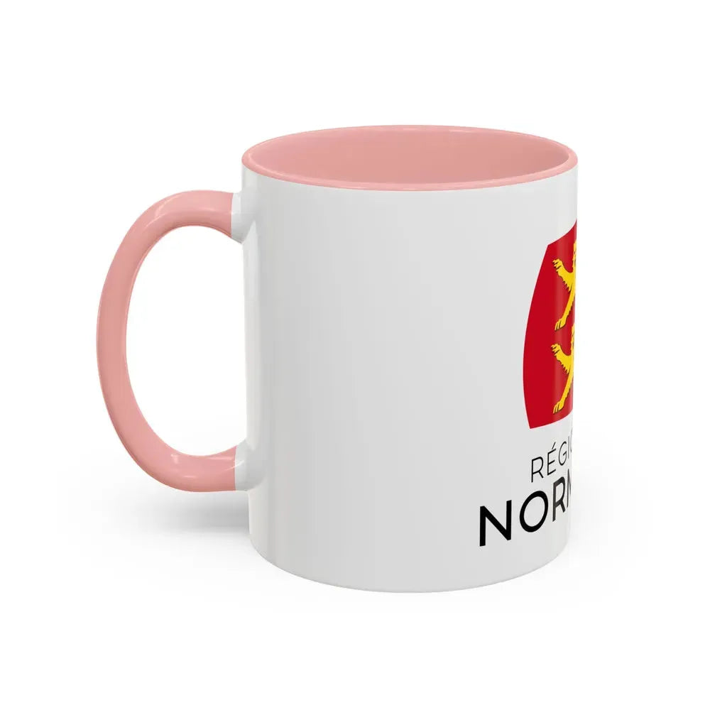 Flag of Normandy France - Accent Coffee Mug - Go Mug Yourself