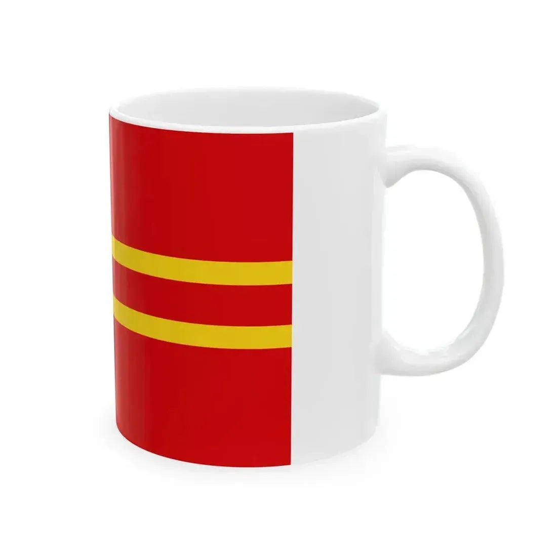 Flag of Normandy (France) White Coffee Mug - Go Mug Yourself