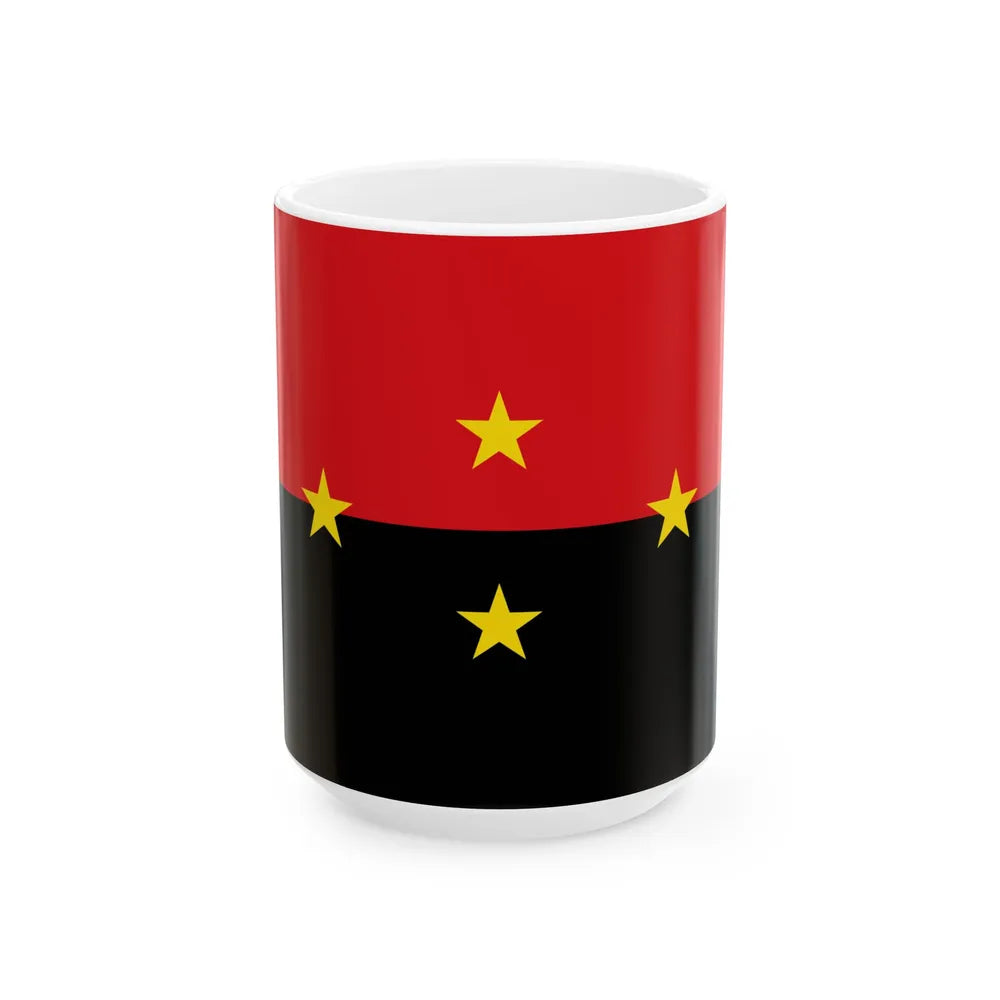 Flag of Norte de Santander (Colombia) White Coffee Mug 15oz - Go Mug Yourself