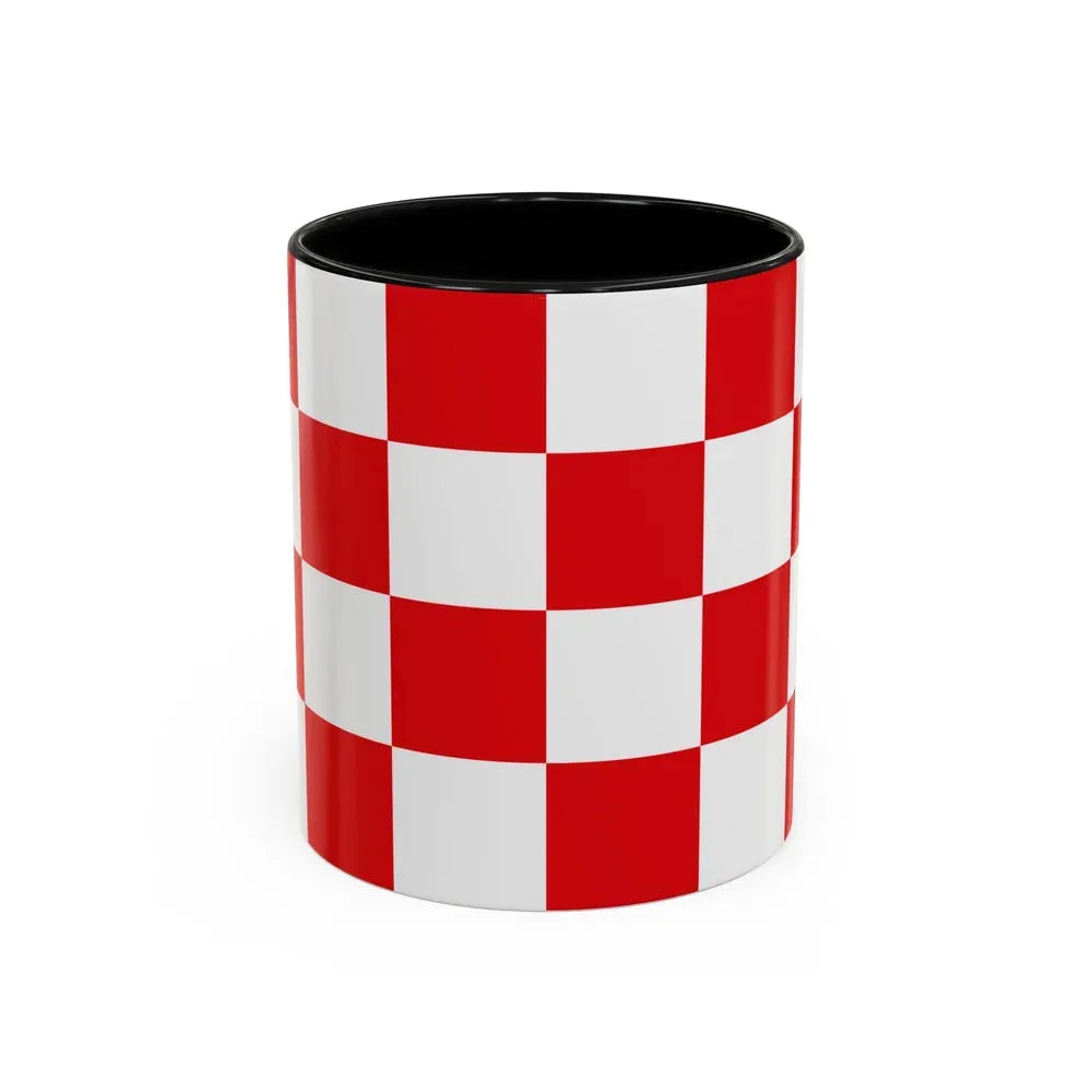 Flag of North Brabant Netherlands - Accent Coffee Mug 11oz Black - Go Mug Yourself