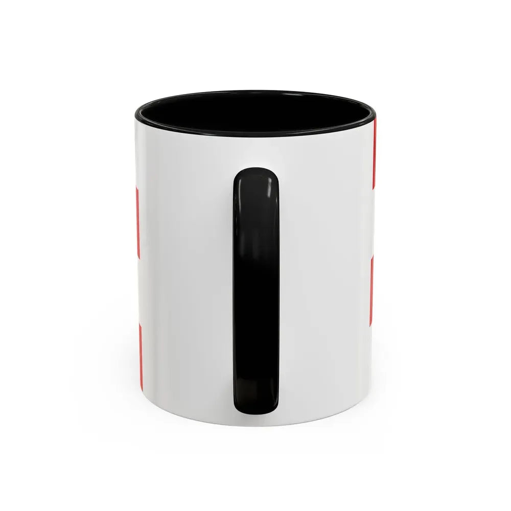 Flag of North Brabant Netherlands - Accent Coffee Mug - Go Mug Yourself