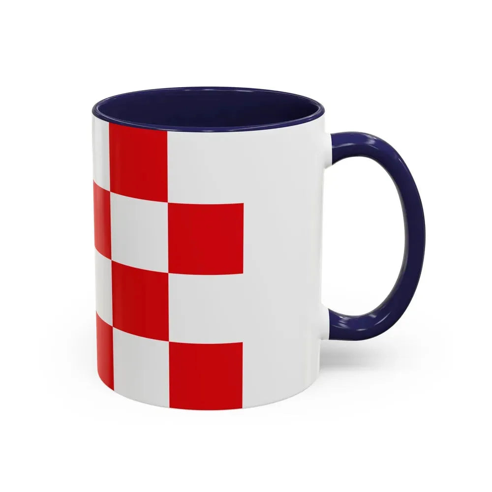 Flag of North Brabant Netherlands - Accent Coffee Mug - Go Mug Yourself