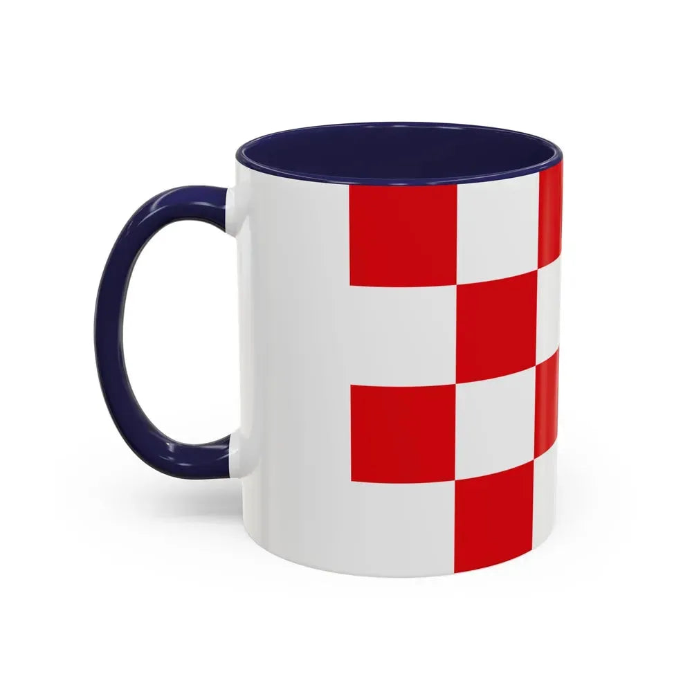 Flag of North Brabant Netherlands - Accent Coffee Mug - Go Mug Yourself