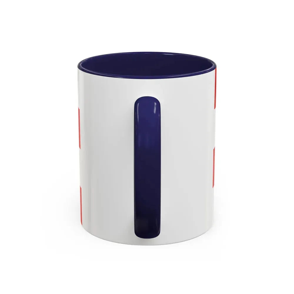 Flag of North Brabant Netherlands - Accent Coffee Mug - Go Mug Yourself