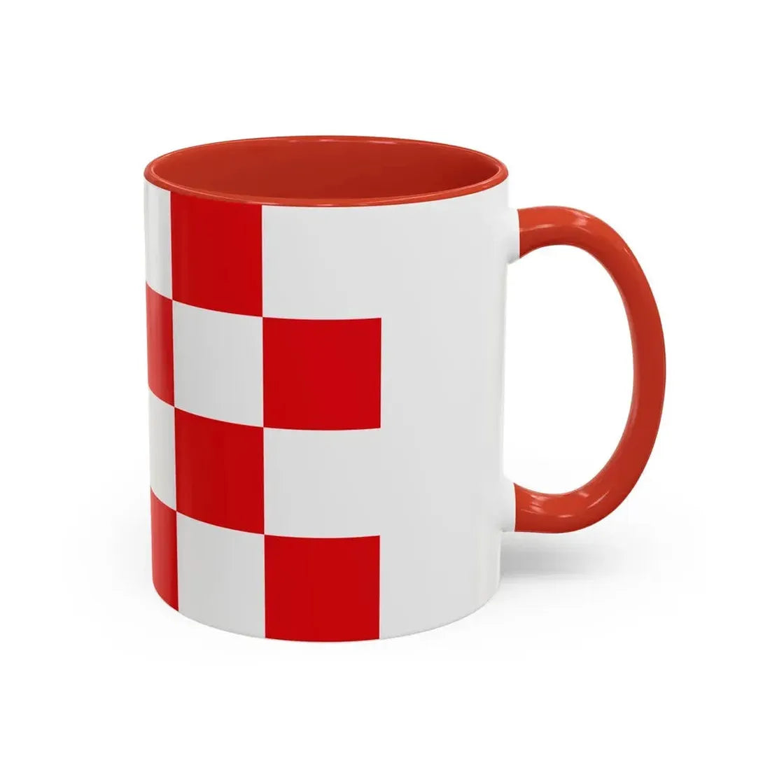 Flag of North Brabant Netherlands - Accent Coffee Mug - Go Mug Yourself