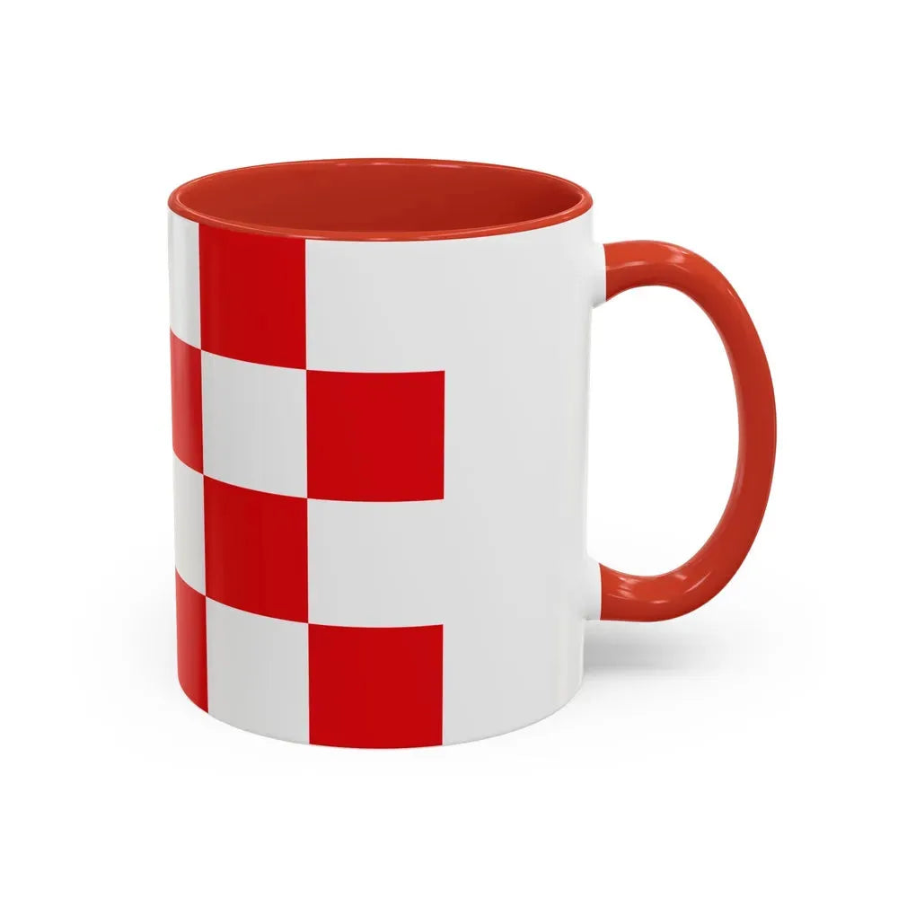 Flag of North Brabant Netherlands - Accent Coffee Mug - Go Mug Yourself