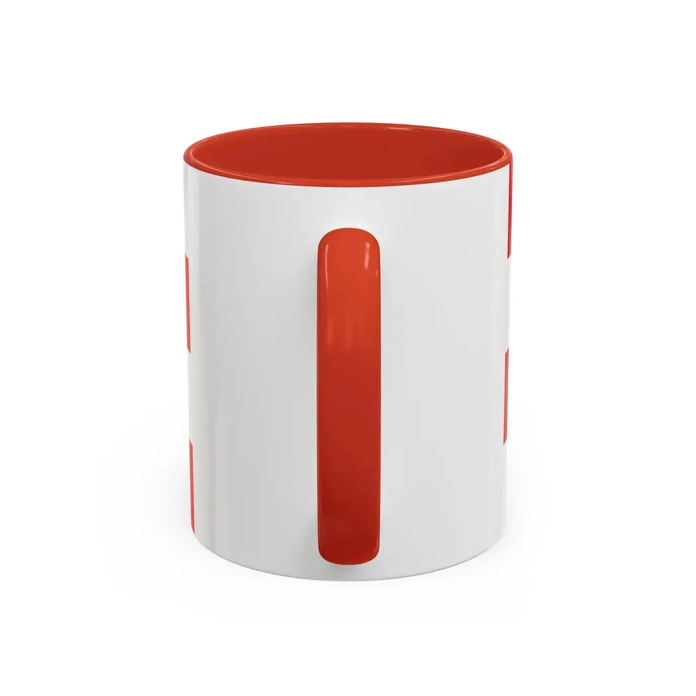 Flag of North Brabant Netherlands - Accent Coffee Mug - Go Mug Yourself