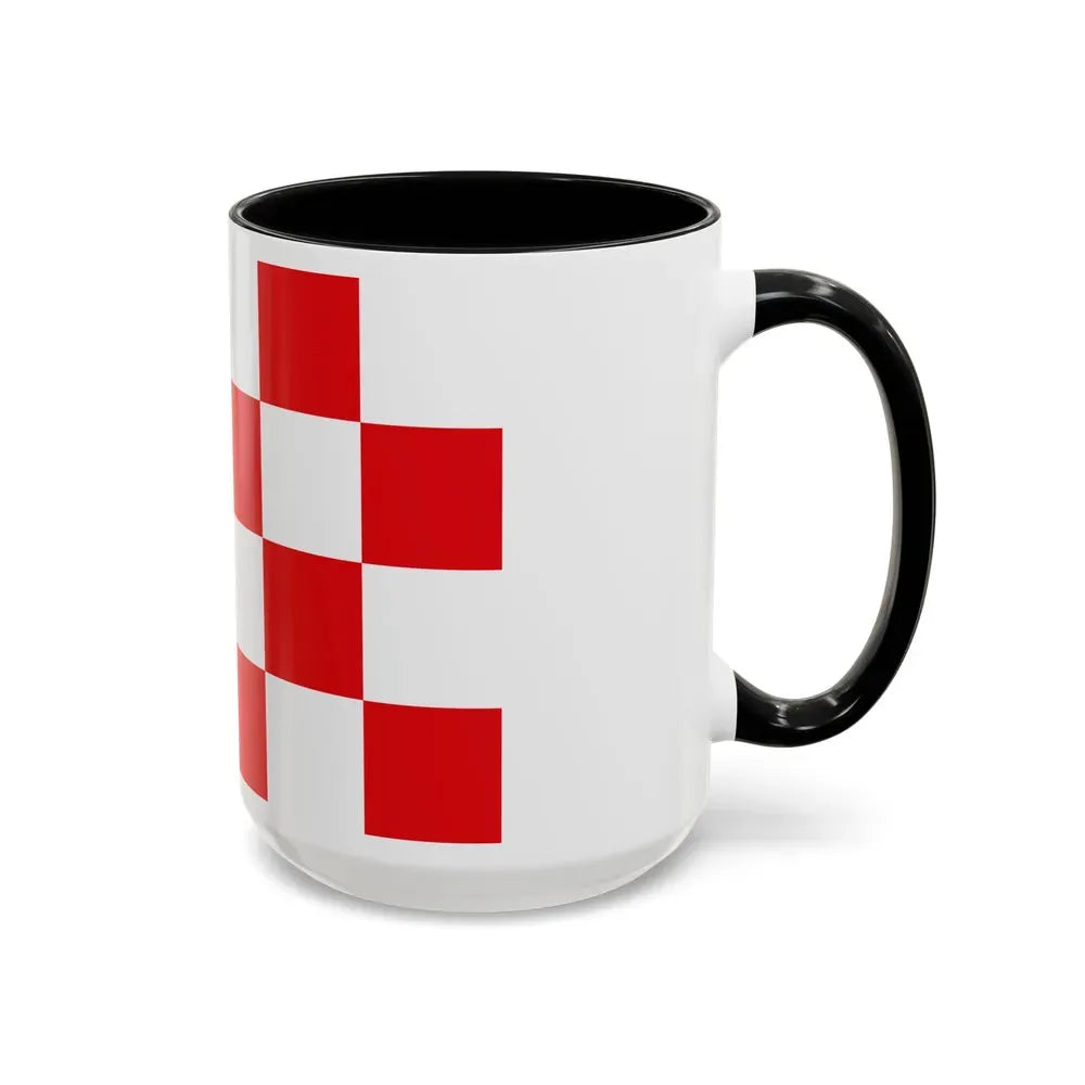 Flag of North Brabant Netherlands - Accent Coffee Mug - Go Mug Yourself