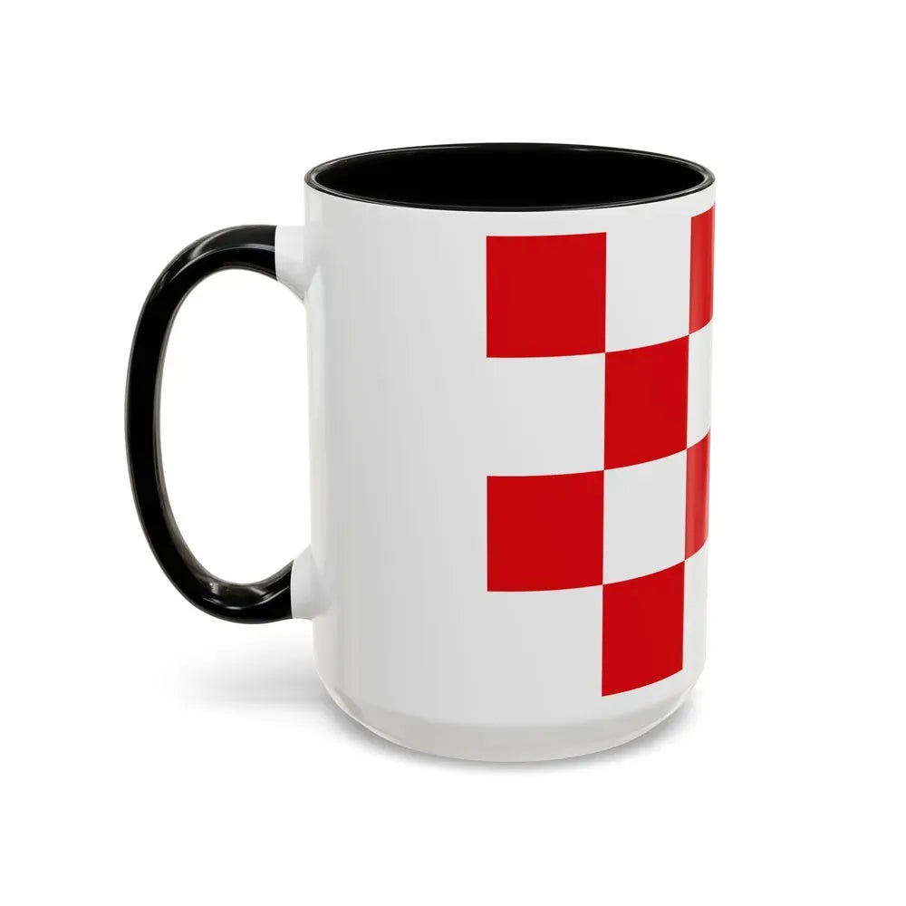 Flag of North Brabant Netherlands - Accent Coffee Mug - Go Mug Yourself
