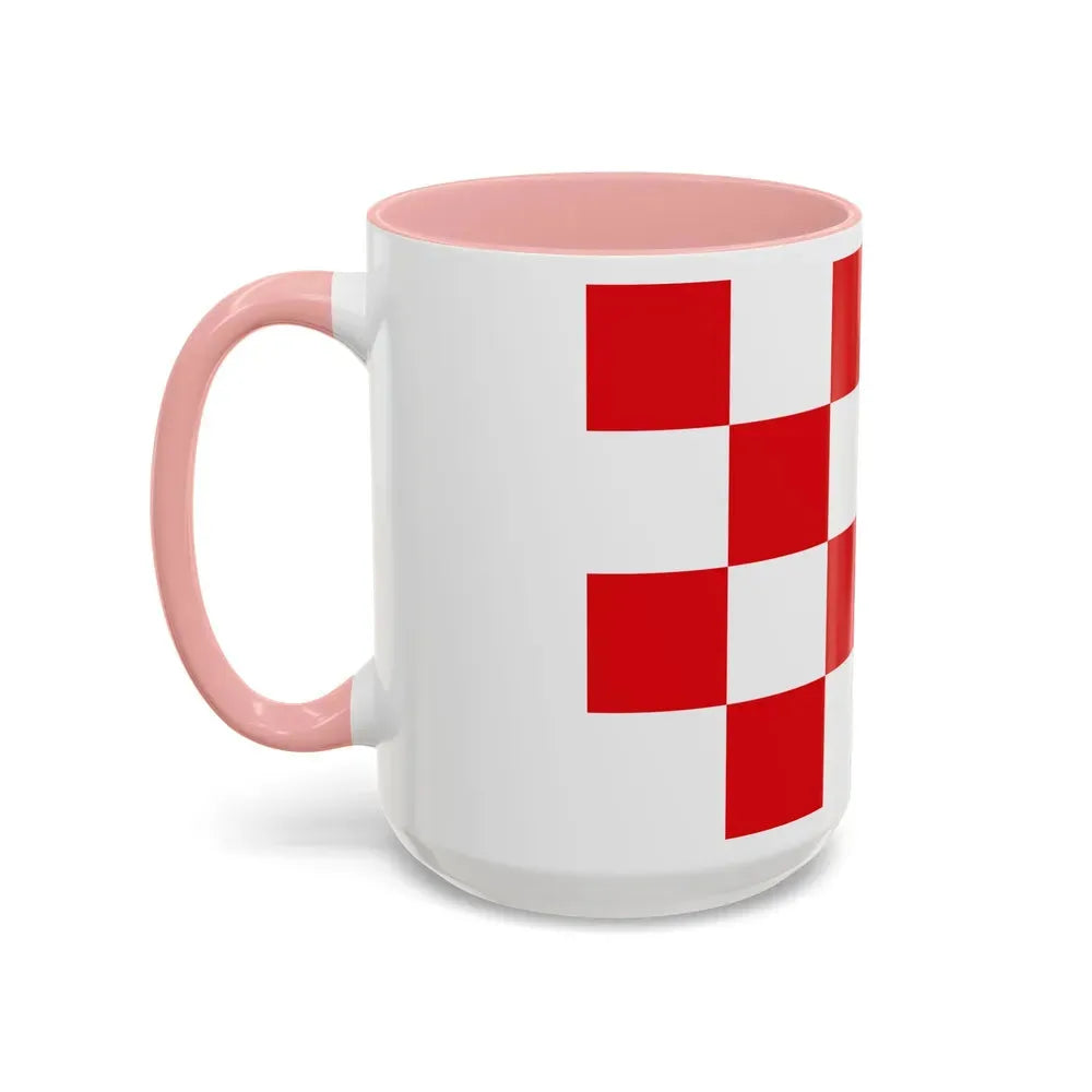 Flag of North Brabant Netherlands - Accent Coffee Mug - Go Mug Yourself