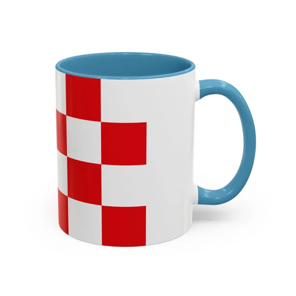 Flag of North Brabant Netherlands - Accent Coffee Mug - Go Mug Yourself