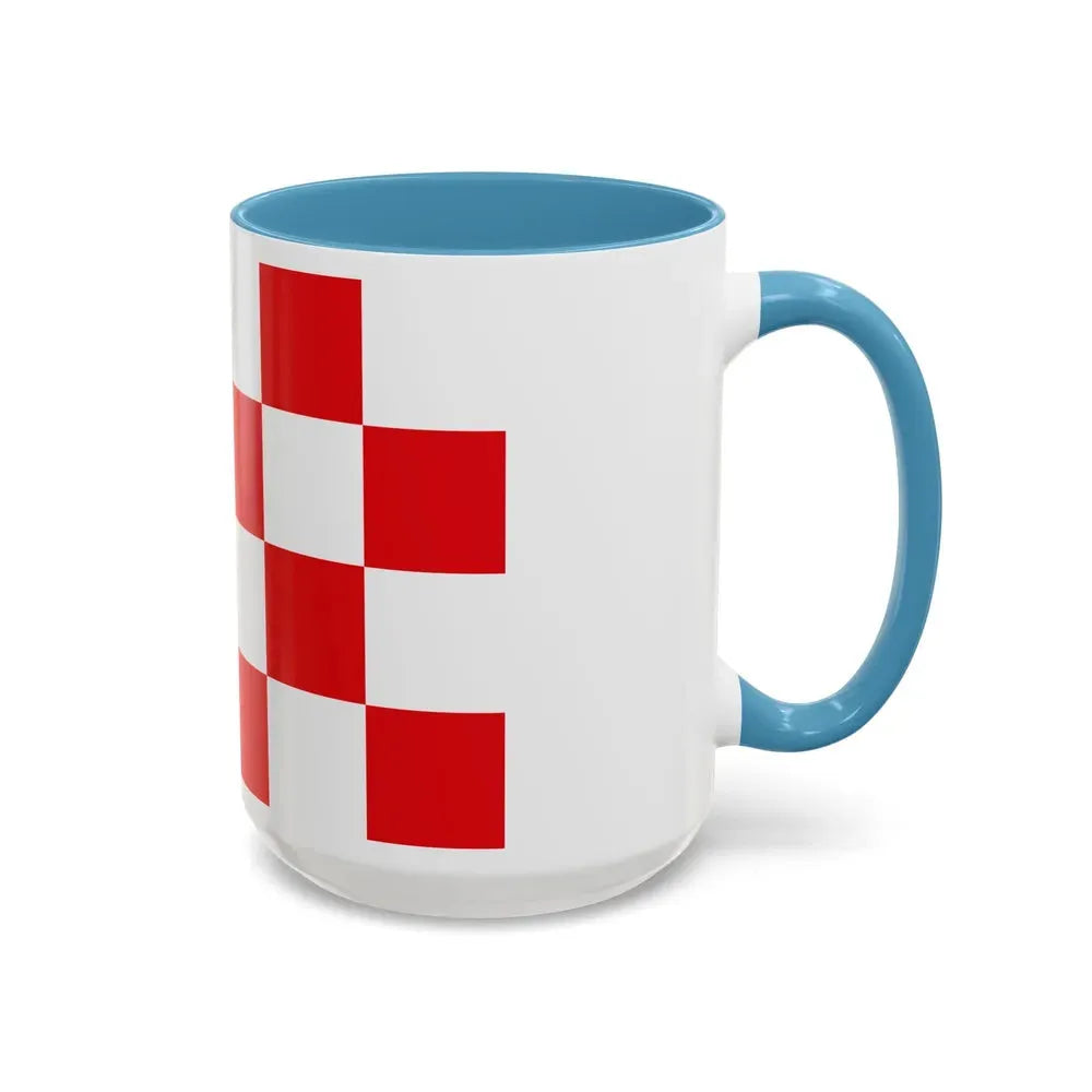 Flag of North Brabant Netherlands - Accent Coffee Mug - Go Mug Yourself