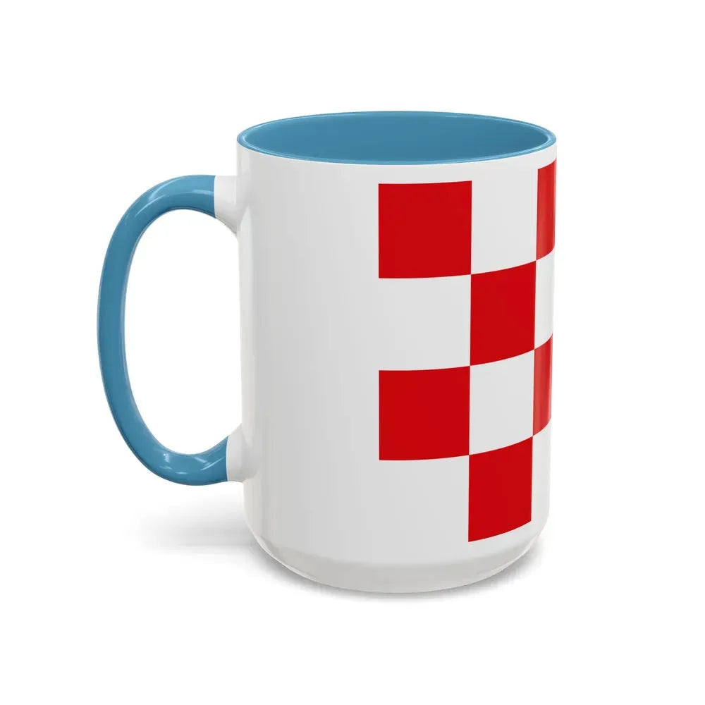 Flag of North Brabant Netherlands - Accent Coffee Mug - Go Mug Yourself