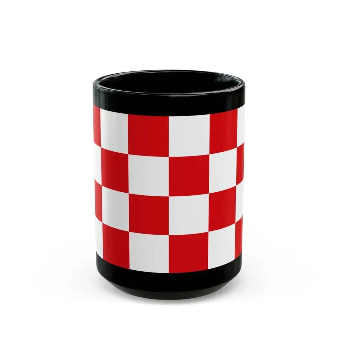Flag of North Brabant Netherlands - Black Coffee Mug 15oz - Go Mug Yourself