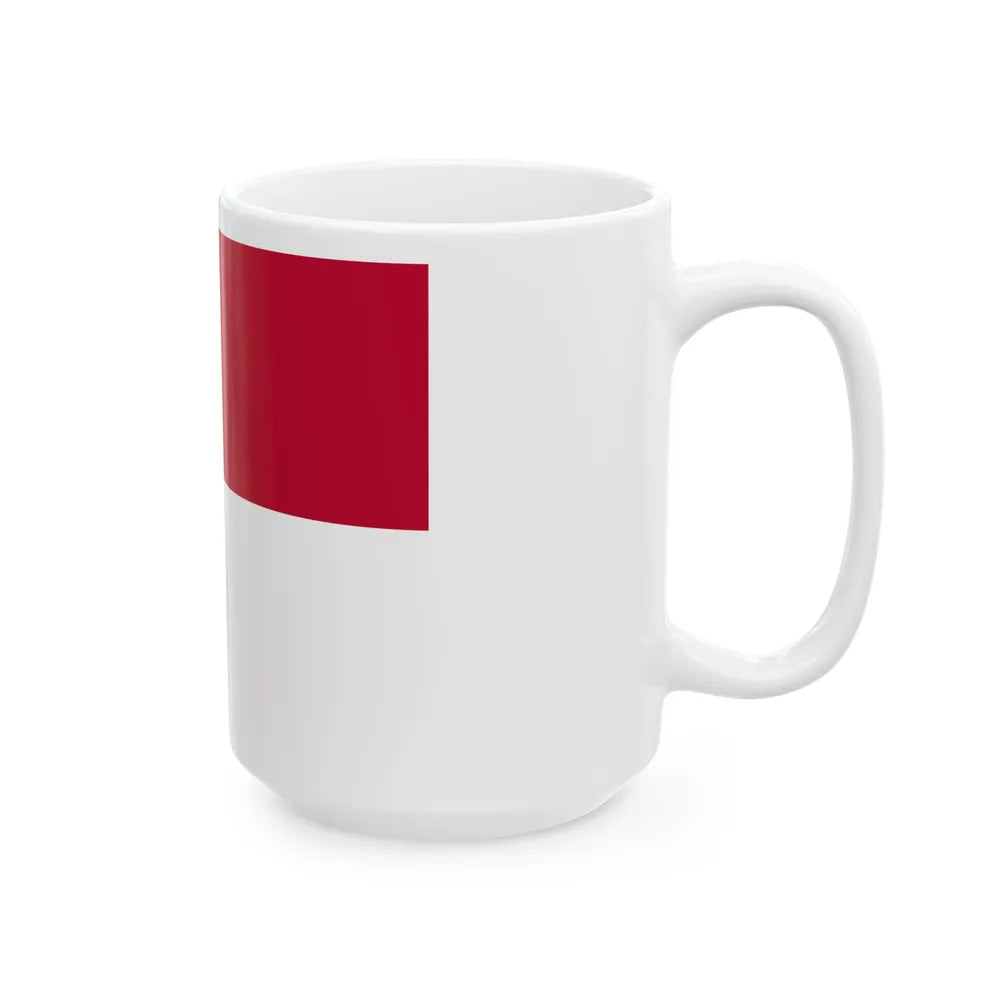 Flag of North Carolina 1885-1991 (United States) White Coffee Mug - Go Mug Yourself