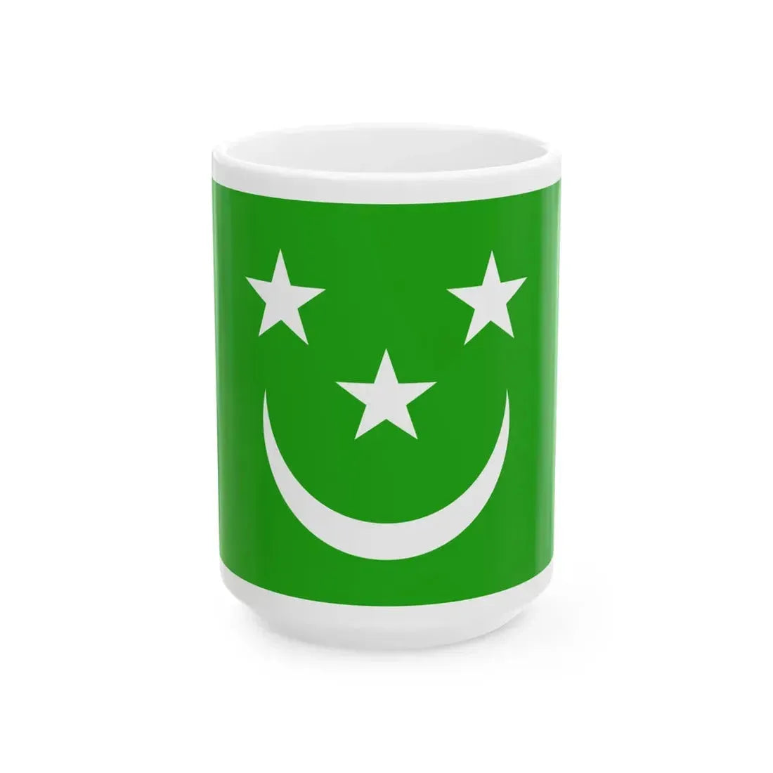 Flag of North Caucasus (Russia) White Coffee Mug 15oz - Go Mug Yourself