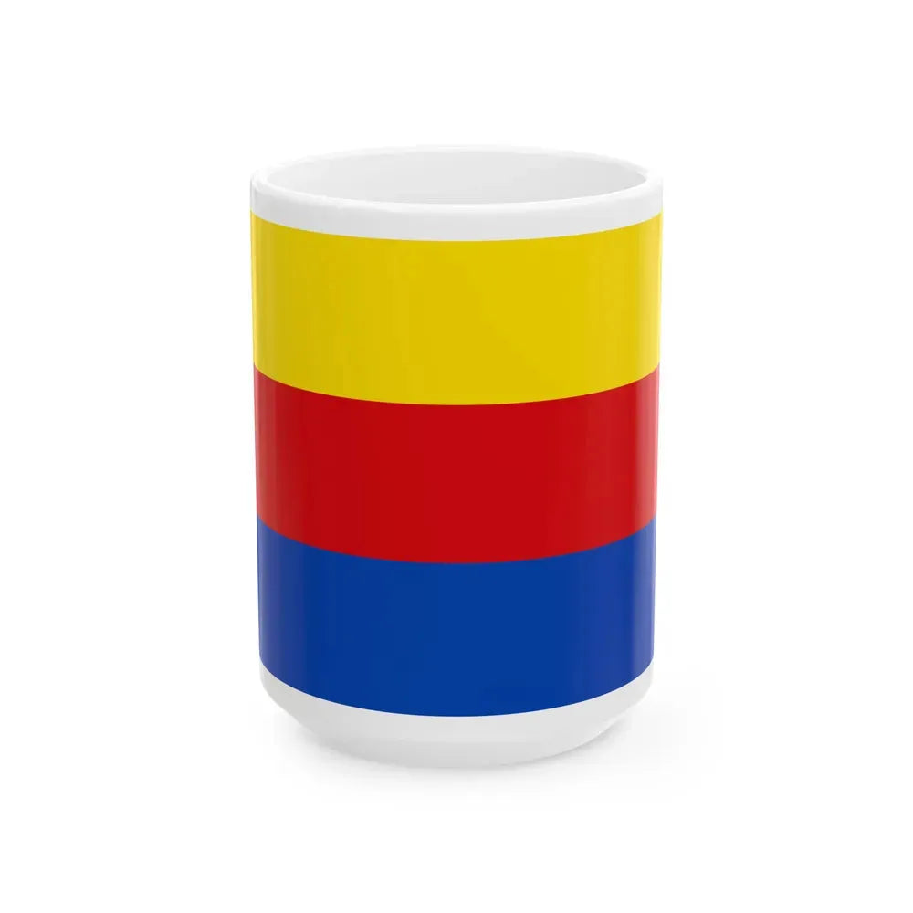 Flag of North Holland Netherlands - White Coffee Mug 15oz - Go Mug Yourself
