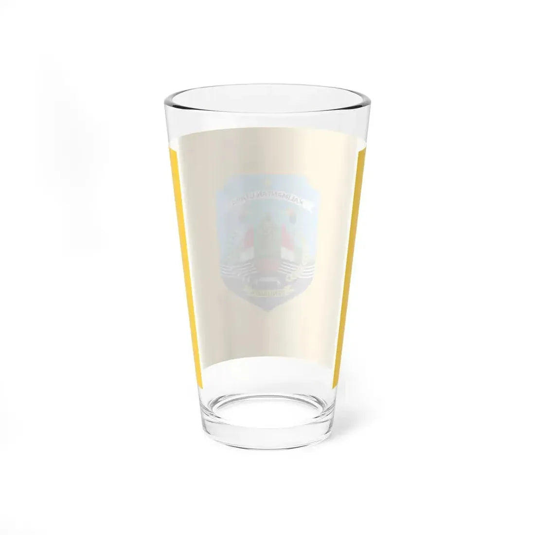 Flag of North Kalimantan Indonesia - Pint Glass 16oz - Go Mug Yourself