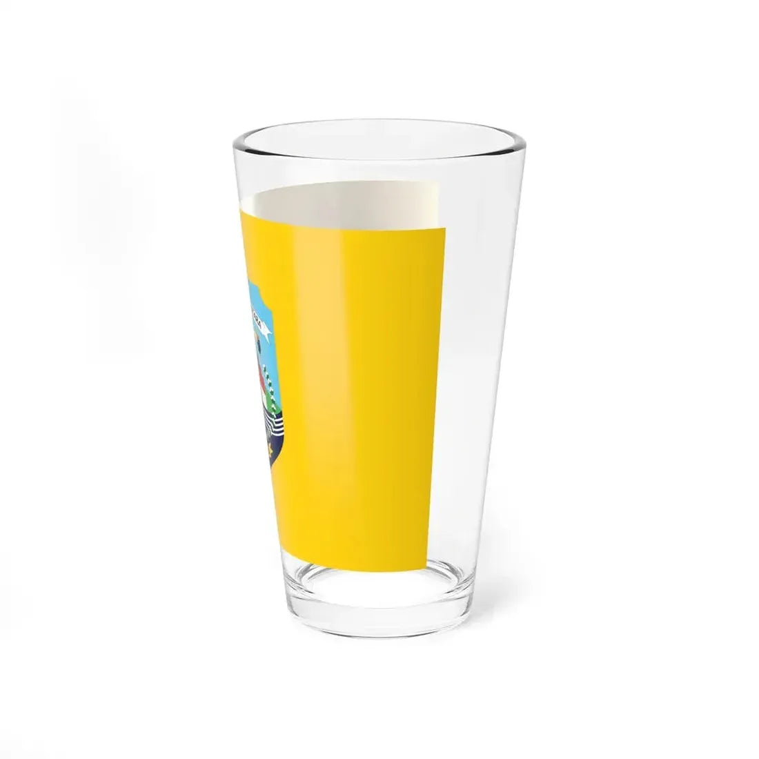 Flag of North Kalimantan Indonesia - Pint Glass 16oz - Go Mug Yourself