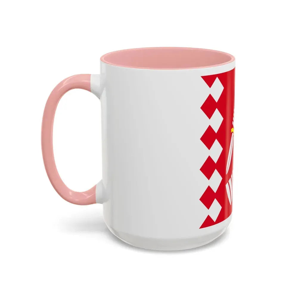 Flag of North Karelia Finland - Accent Coffee Mug - Go Mug Yourself