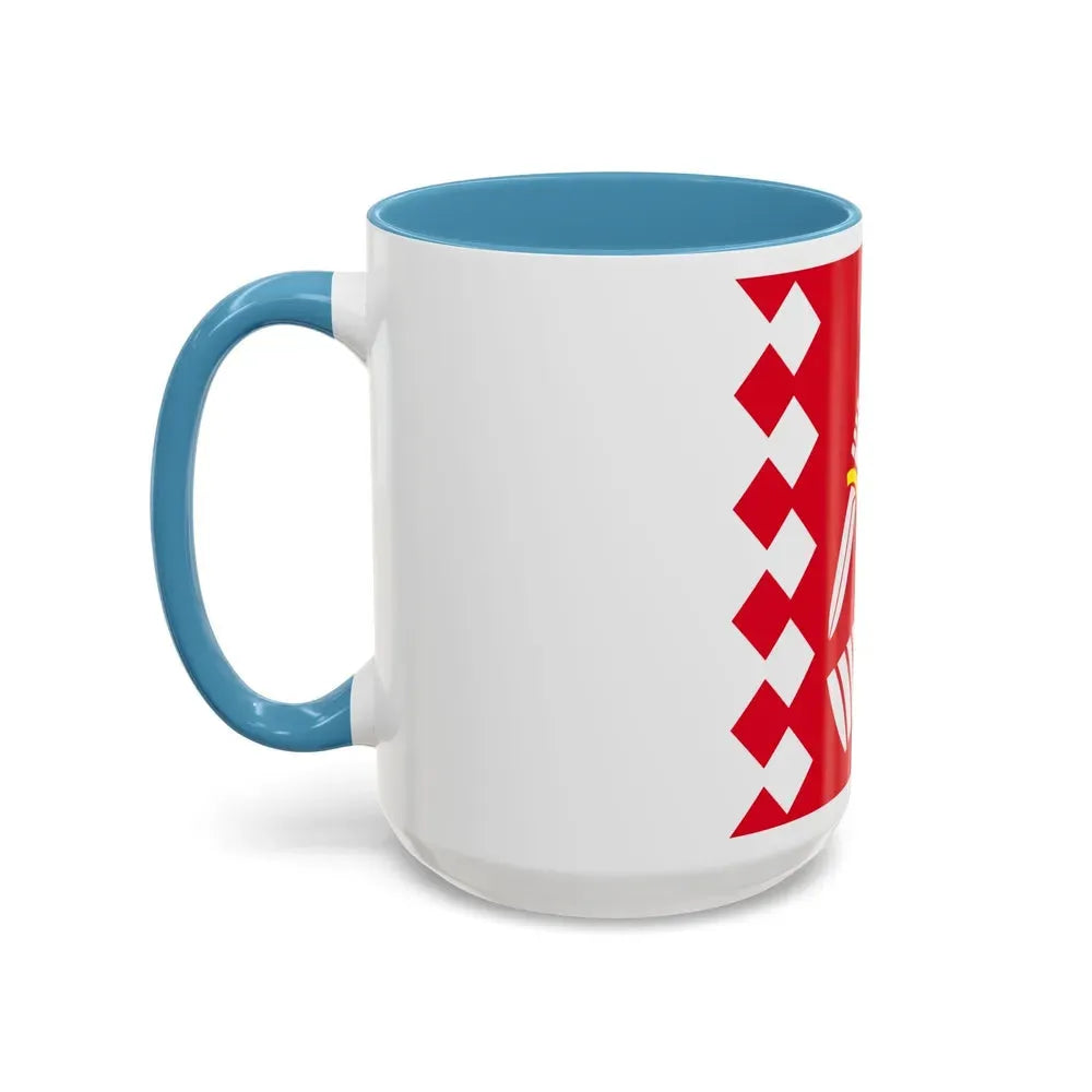 Flag of North Karelia Finland - Accent Coffee Mug - Go Mug Yourself