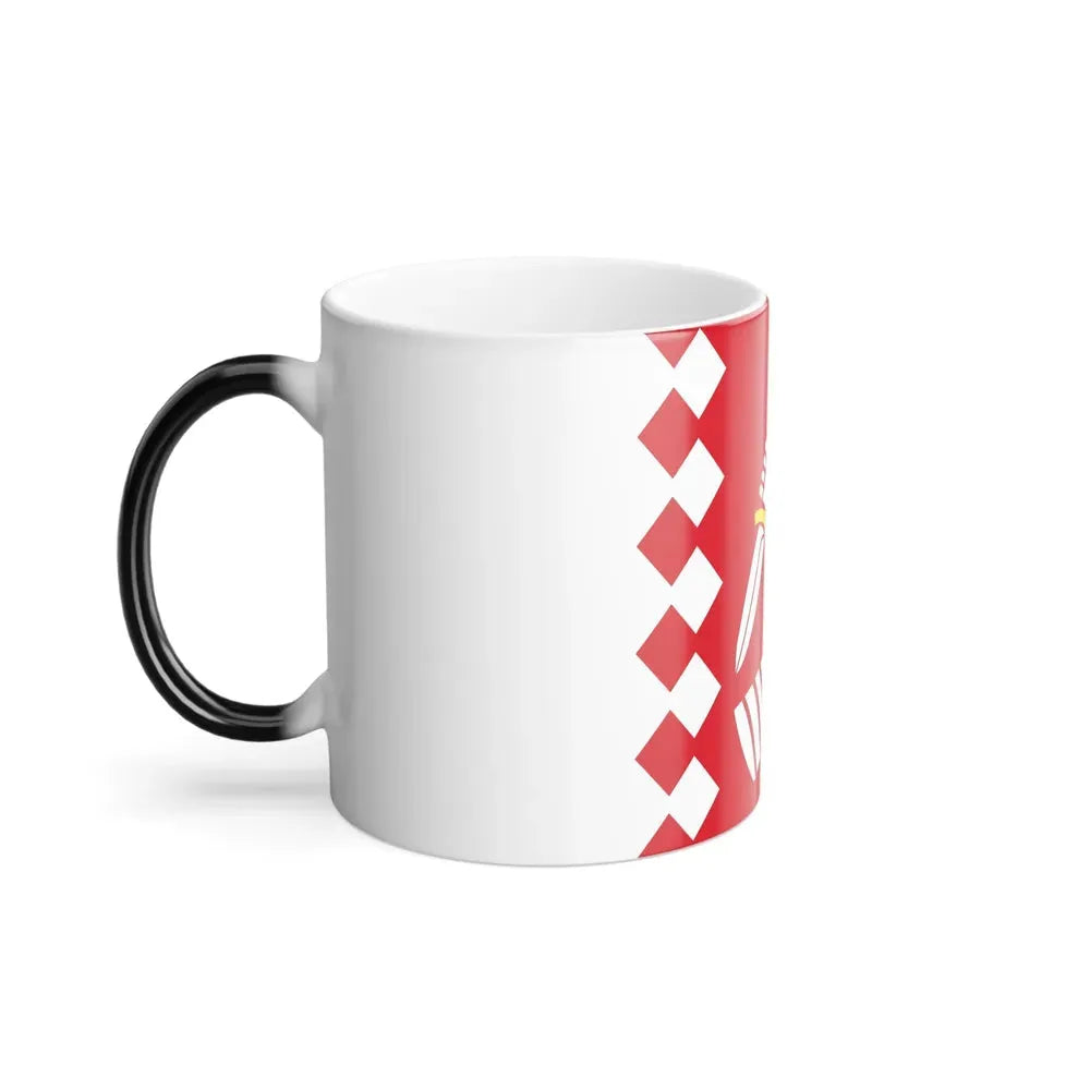 Flag of North Karelia Finland - Color Changing Coffee Mug - Go Mug Yourself