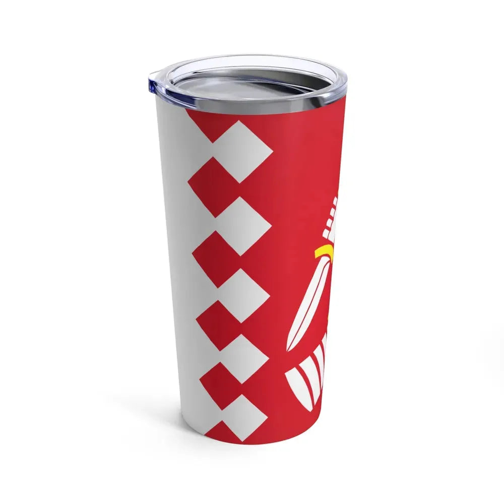 Flag of North Karelia Finland - Tumbler 20oz - Go Mug Yourself