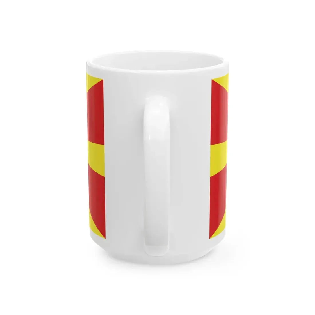 Flag of North Macedonia (North Macedonia) White Coffee Mug - Go Mug Yourself