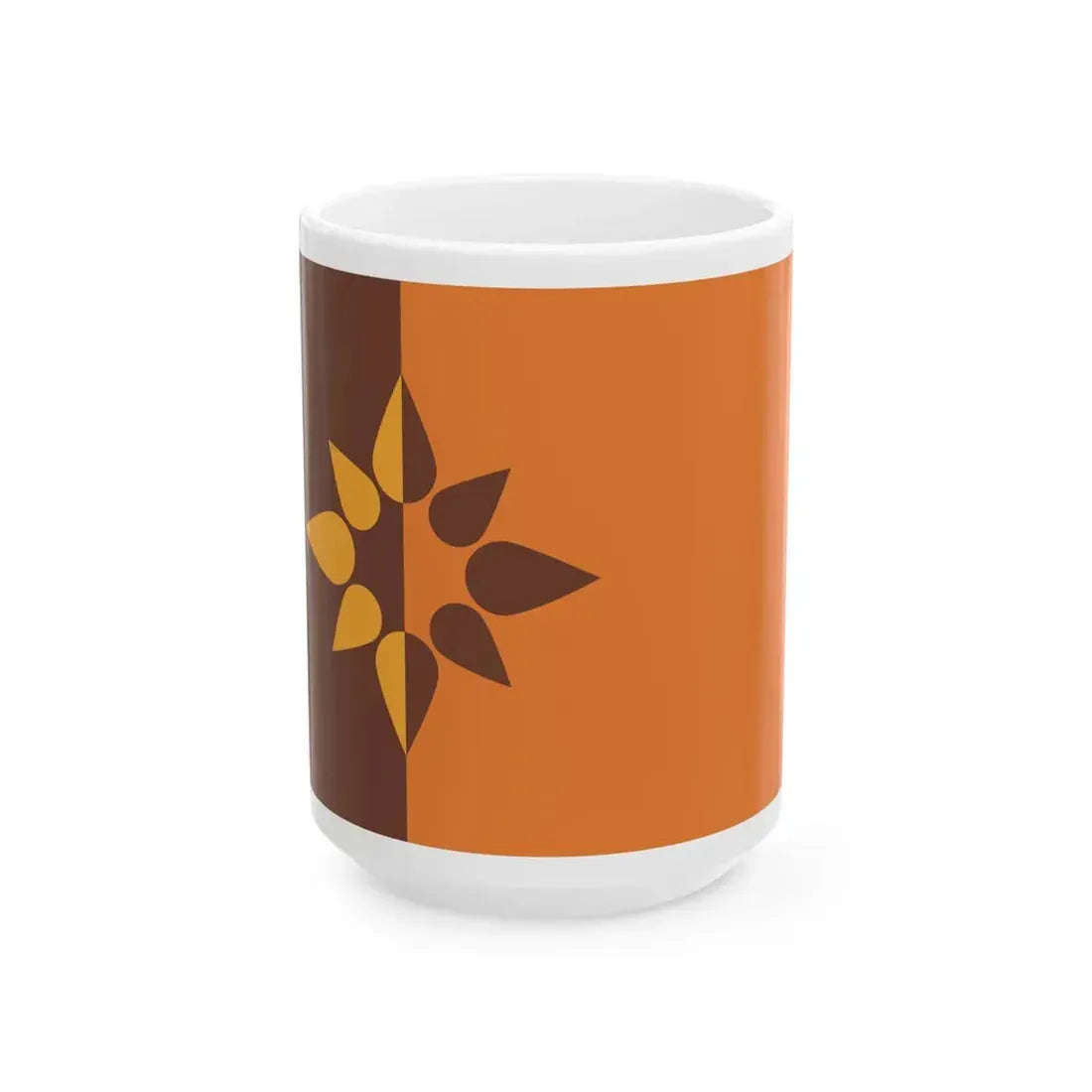 Flag of North Newton Kansas (United States) White Coffee Mug 15oz - Go Mug Yourself
