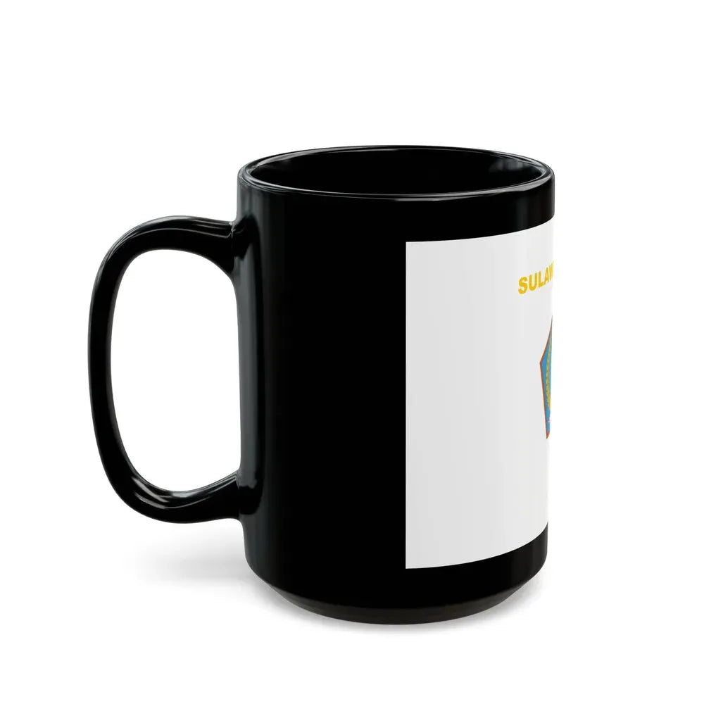 Flag of North Sulawesi Indonesia - Black Coffee Mug - Go Mug Yourself
