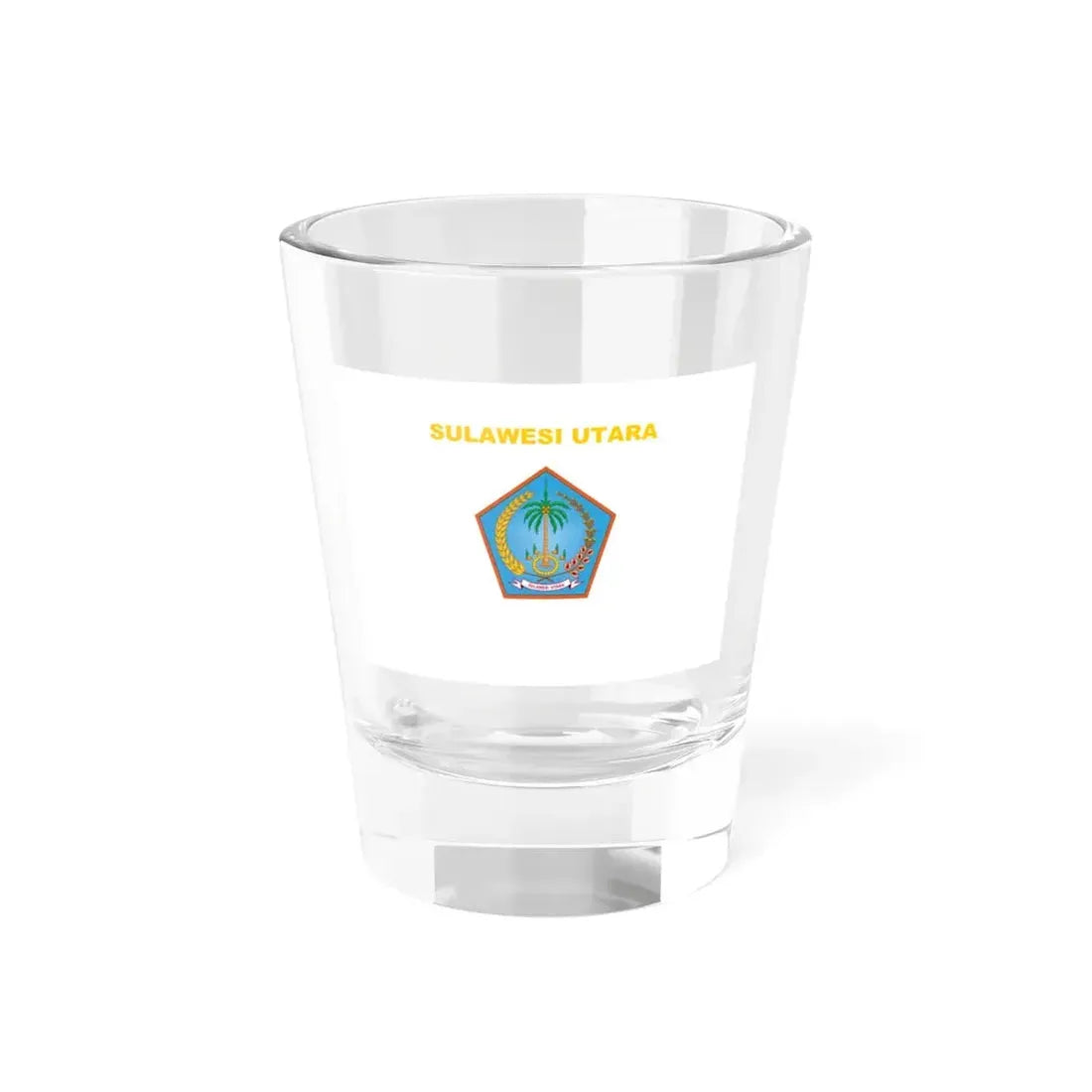 Flag of North Sulawesi Indonesia - Shot Glass 1.5oz 1.5oz - Go Mug Yourself