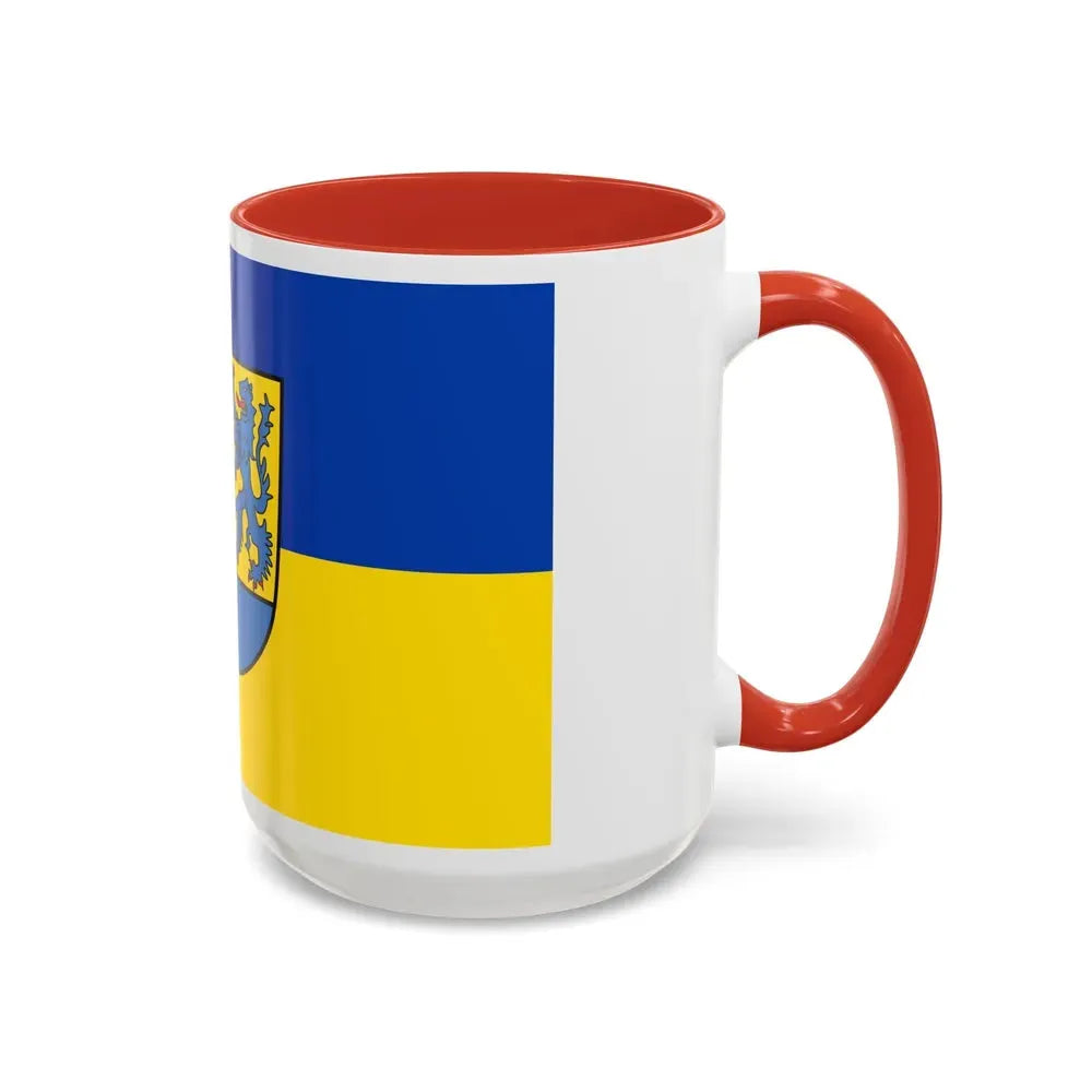 Flag of Northeim Germany - Accent Coffee Mug - Go Mug Yourself