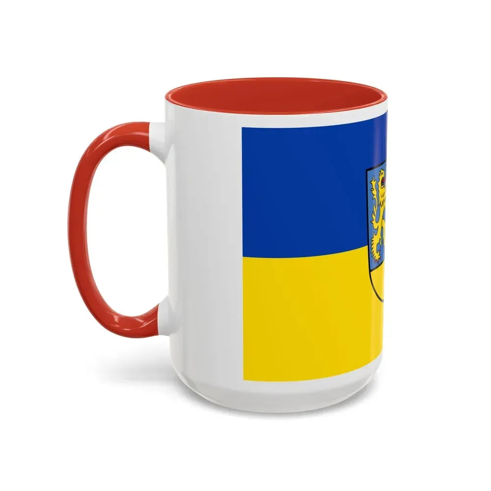 Flag of Northeim Germany - Accent Coffee Mug - Go Mug Yourself