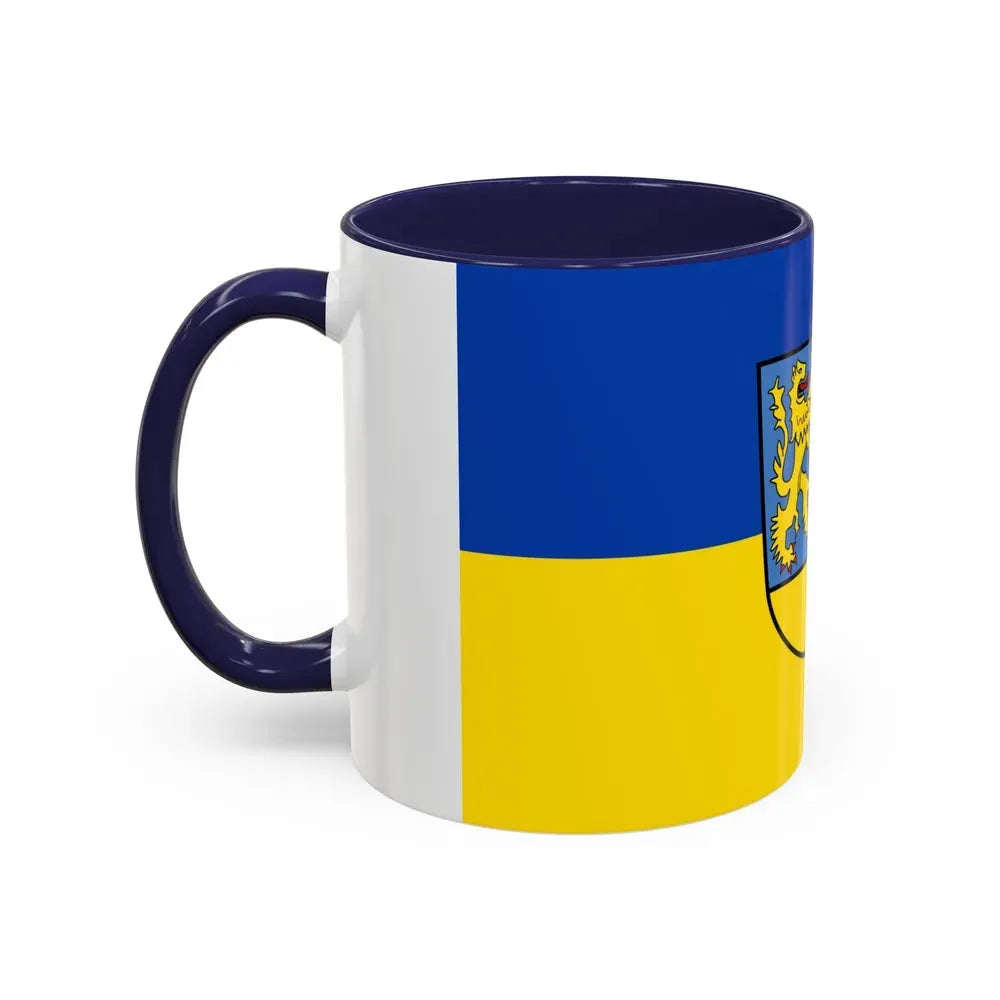 Flag of Northeim Germany - Accent Coffee Mug - Go Mug Yourself