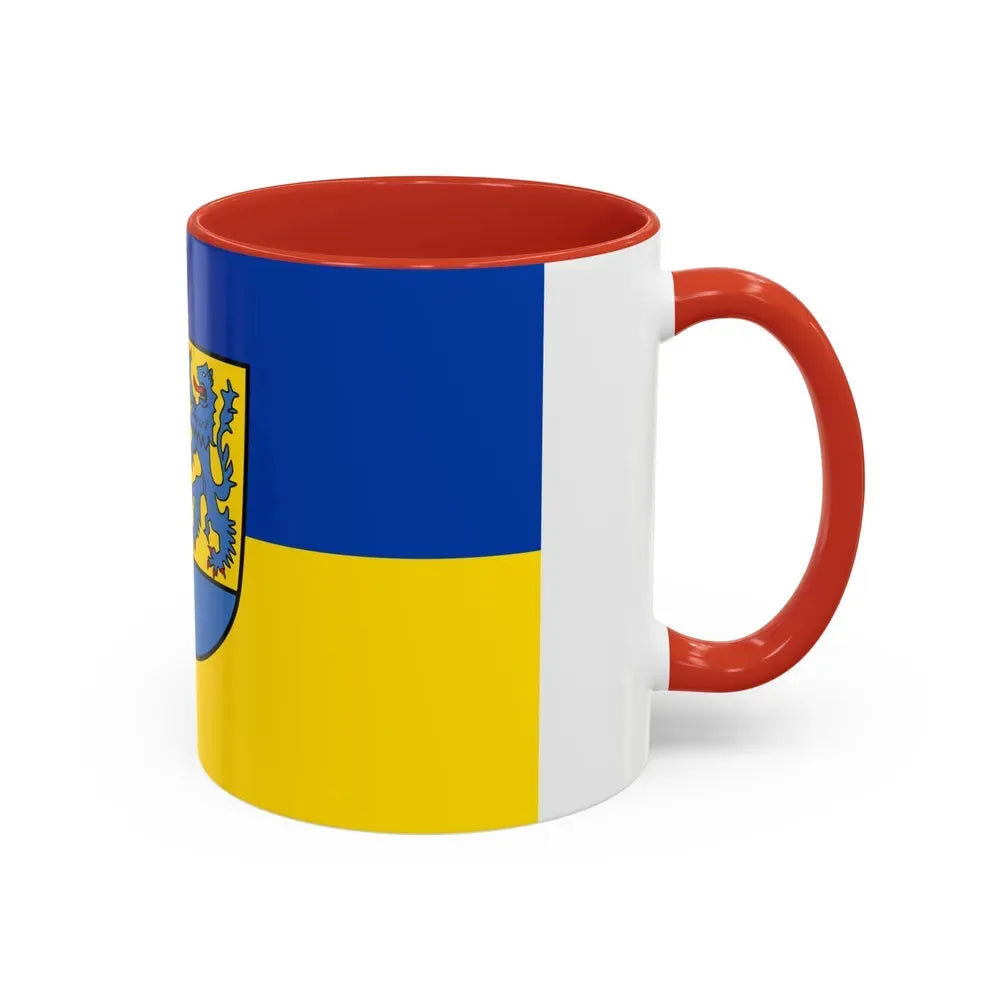 Flag of Northeim Germany - Accent Coffee Mug - Go Mug Yourself