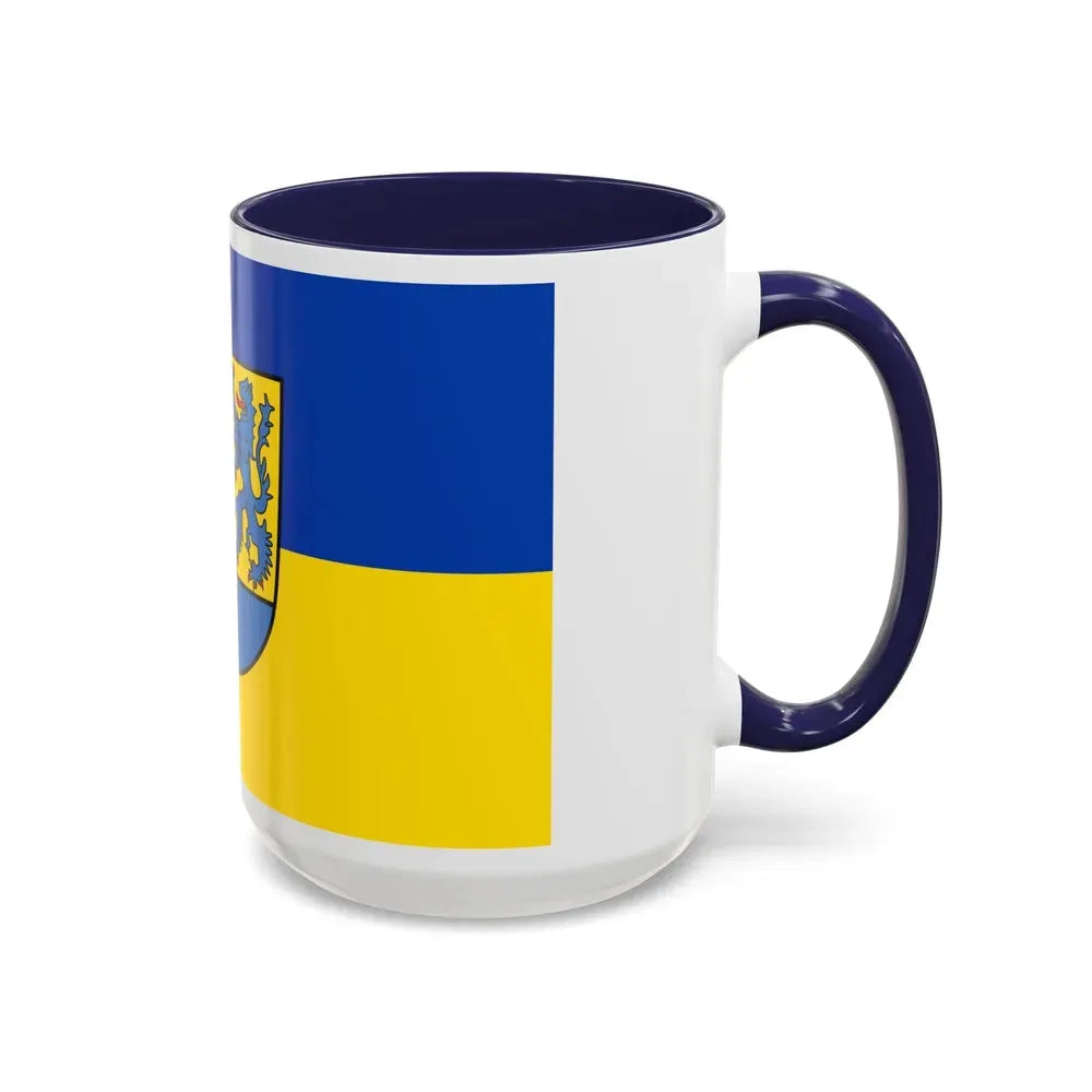 Flag of Northeim Germany - Accent Coffee Mug - Go Mug Yourself
